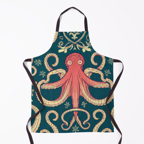 Item preview, Vintage style octopus pattern designed and sold by Bakesales.