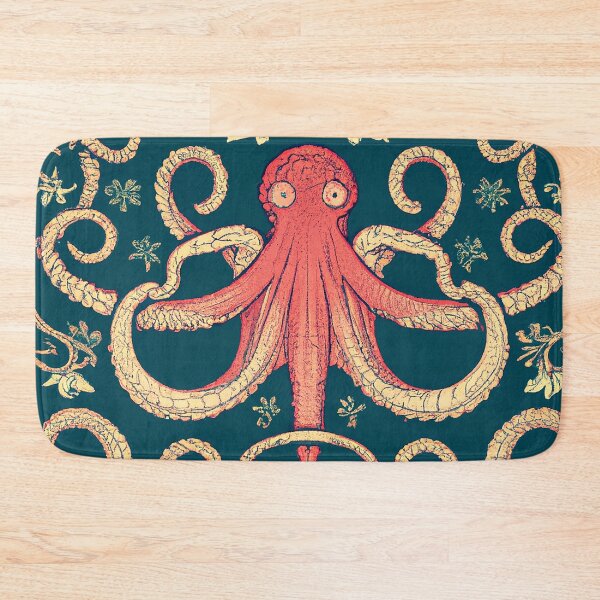 Item preview, Vintage style octopus pattern designed and sold by Bakesales.