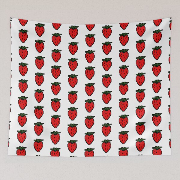 Item preview, Pixel Art Strawberry designed and sold by LittleDollGames.