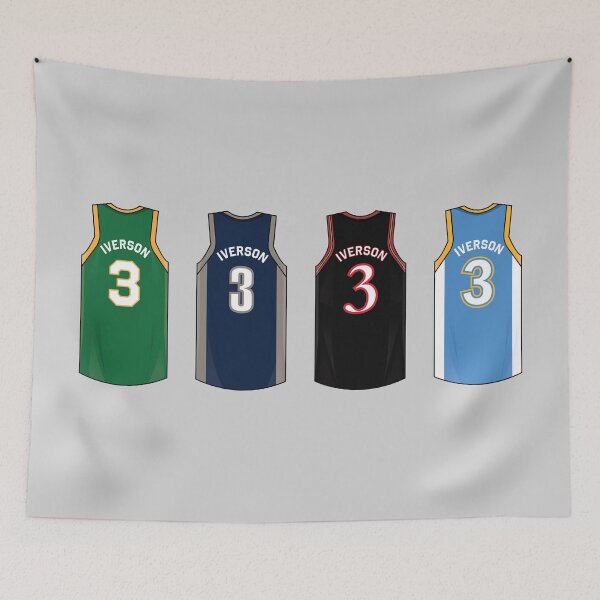 Item preview, Allen Iverson Jersey History designed and sold by WalkDesigns.