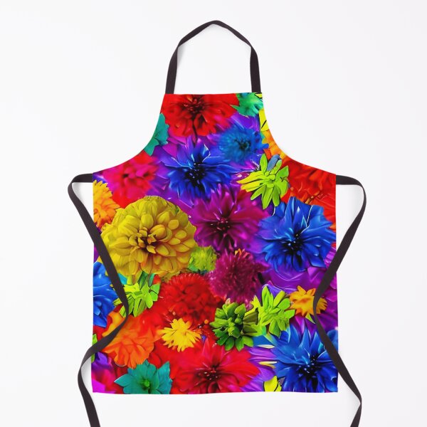 Item preview, Colorful Dahlia Flowers Wallpaper designed and sold by gramizzia.