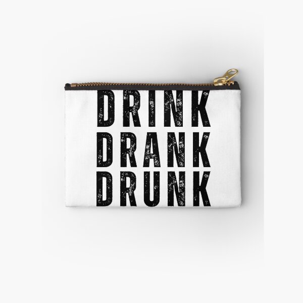 Item preview, Drink Drank Drunk. Funny Retro Distressed Style Friends Drinking Design For The Party Lover designed and sold by That Cheeky Tee.