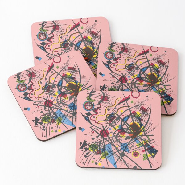 Item preview, Black Green Yellow Blue Red Abstract Lines Kandinsky designed and sold by Brasilia.