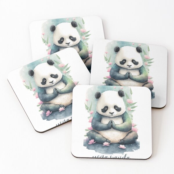 Item preview, yoga panda 03 designed and sold by printiesart.