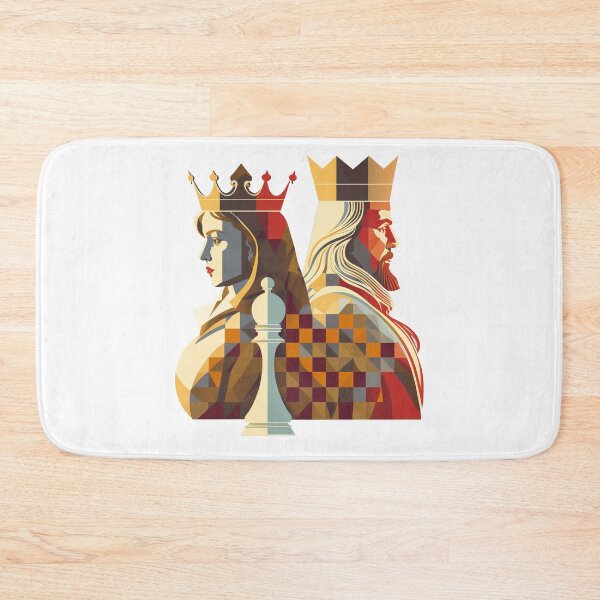 Item preview, Colourful Chess Game Pieces designed and sold by Bondoboxy.