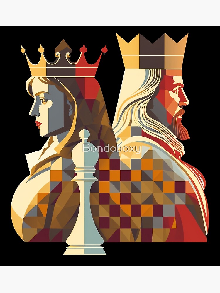 colorful chess pieces Art Print by Simple but Splendid