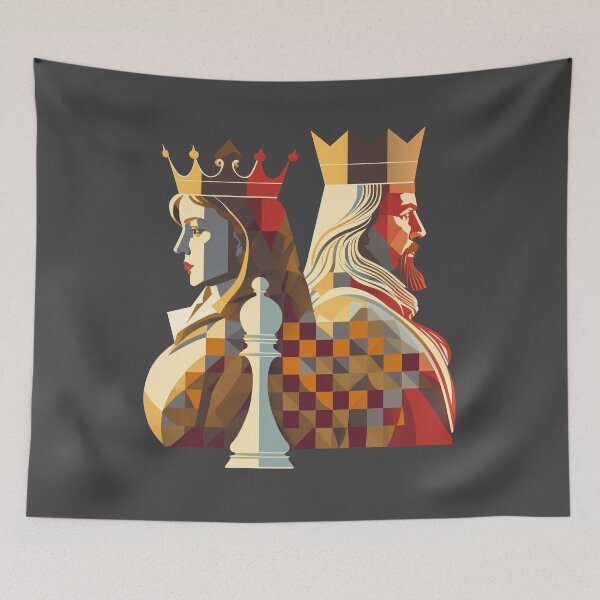 Item preview, Colourful Chess Game Pieces designed and sold by Bondoboxy.