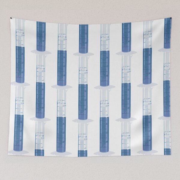 Item preview, Graduated Cylinder - Blue designed and sold by Synteny.
