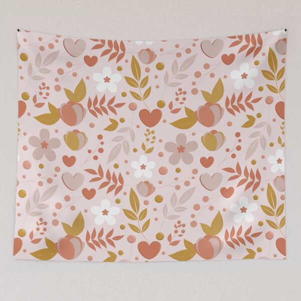 Item preview, Cute Drawn flowers and leaf pattern designed and sold by Pattern1design.