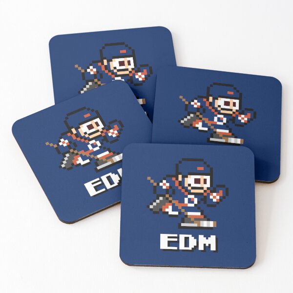 Item preview, Edmonton Oilers (8-bit Retro Pixel Art Videogame Player) designed and sold by The Armorsmith.