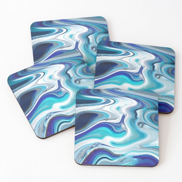 Item preview, Blue Mixed Resin Fluid Flowing  designed and sold by deniselynnimage.