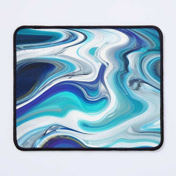 Item preview, Blue Mixed Resin Fluid Flowing designed and sold by deniselynnimage.