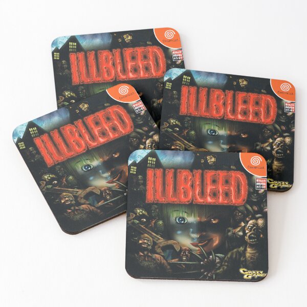 Item preview, Illbleed Cover Retro Horror Gaming designed and sold by sukebepanda.