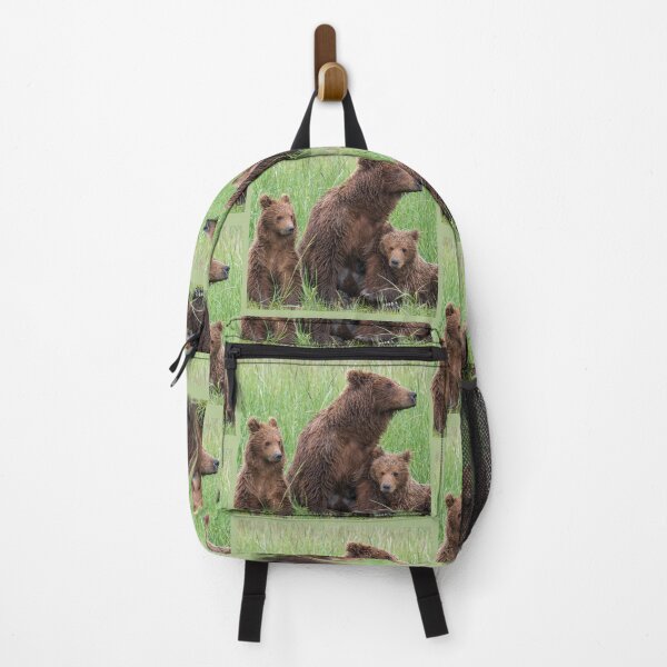 Item preview, three bears cubs family grizzly brown designed and sold by LGMmugsdesign.