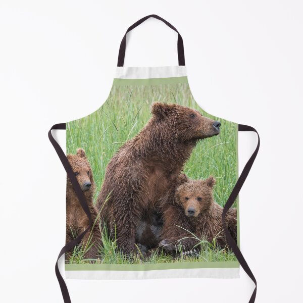 Item preview, three bears cubs family grizzly brown designed and sold by LGMmugsdesign.