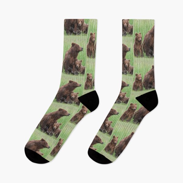 Item preview, three bears cubs family grizzly brown designed and sold by LGMmugsdesign.