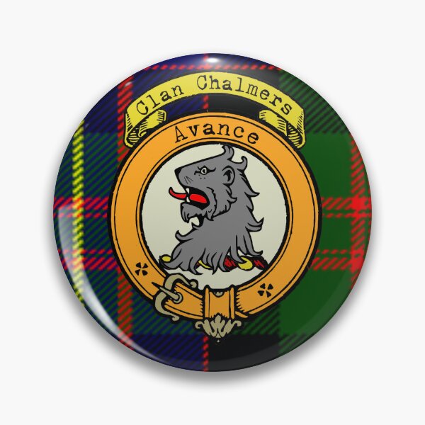 Item preview, Chalmers Scottish Tartan and Crest designed and sold by BagTown Clans.
