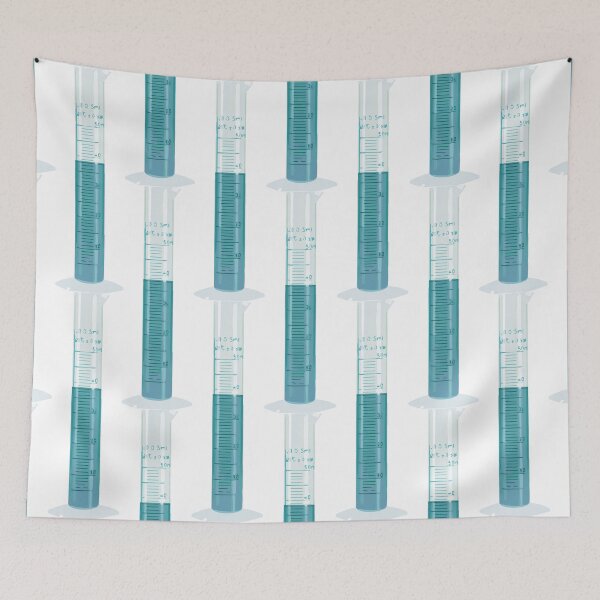 Item preview, Graduated Cylinder - Teal designed and sold by Synteny.