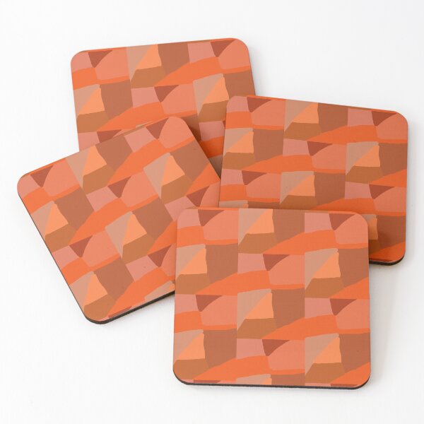 Item preview, Retro 70s oranges are so mod...fingerpainting fun for your throwback Thursday or any day! designed and sold by Yinzer Gifts And More.