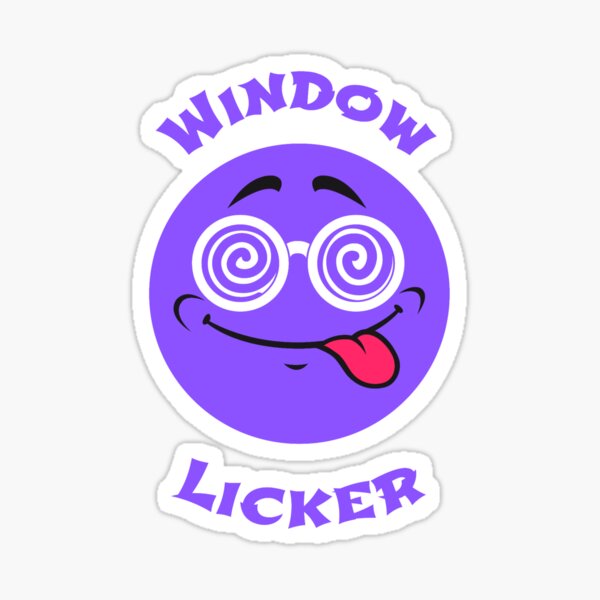 Item preview, Funny Window Licker Lips designed and sold by GarnersDesigns.