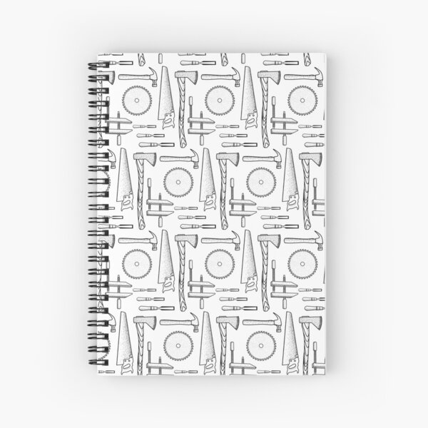 Woodwork Spiral Notebook