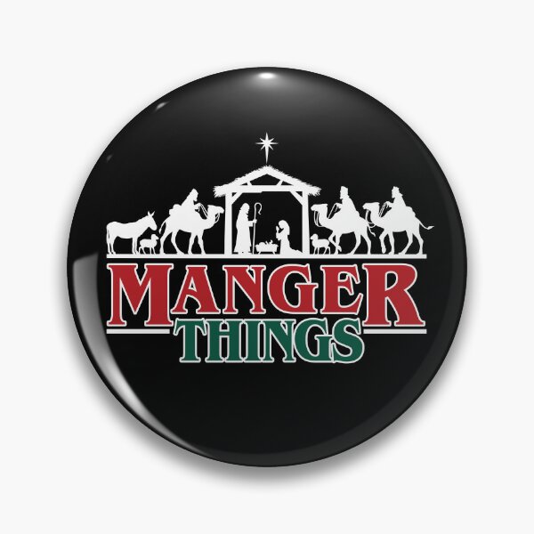 Item preview, Christmas Manger Red Green designed and sold by twHistory.