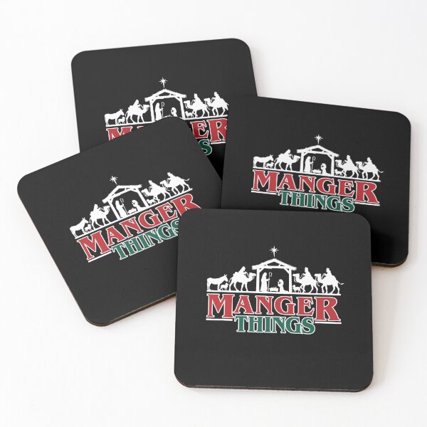 Item preview, Christmas Manger Red Green designed and sold by twHistory.