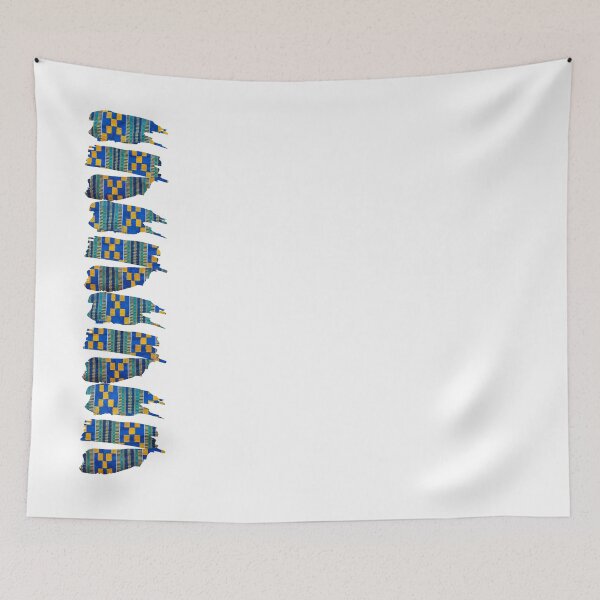 Item preview, African Fabric - A Touch of Kente Vertical Runner Design designed and sold by AfriStyleUK.