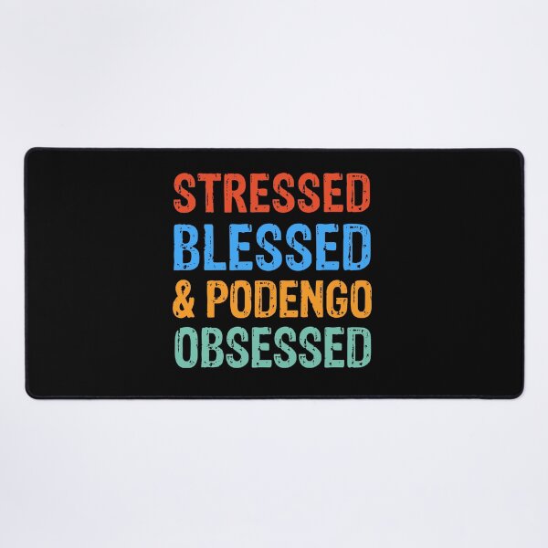 Item preview, Stressed Blessed and Podengo Obsessed Dog Gift designed and sold by Guarddogdrive.
