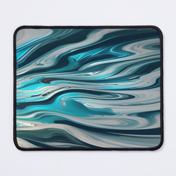 Item preview, Blue Mixed Medium Fluid Flowing  designed and sold by deniselynnimage.
