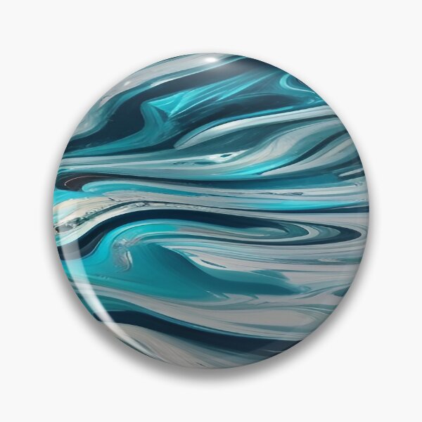Item preview, Blue Mixed Medium Fluid Flowing  designed and sold by deniselynnimage.