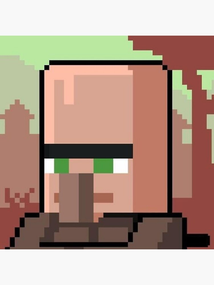 "villager minecraft" Poster for Sale by Redbubble