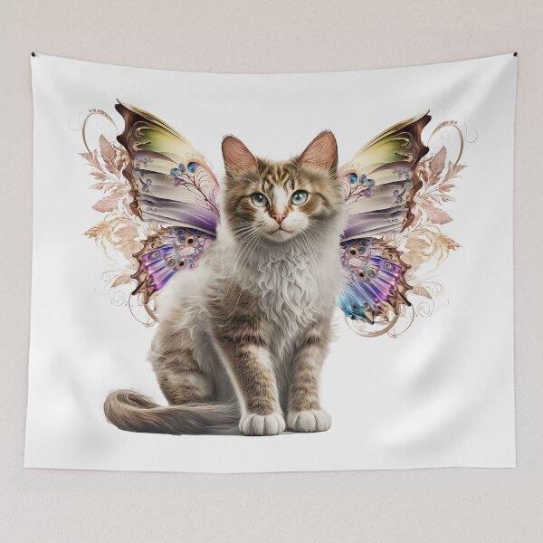 Item preview, Fancy Fairy Cat - Tiger striped cat elegant and refined - Magical Fairy Cats designed and sold by photo4u2.
