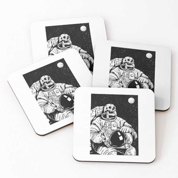Item preview, Dead Space Skeleton Astronaut - Spooky Space Horror Science fiction designed and sold by V0L0S.