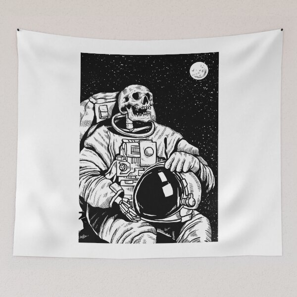 Item preview, Dead Space Skeleton Astronaut - Spooky Space Horror Science fiction designed and sold by V0L0S.