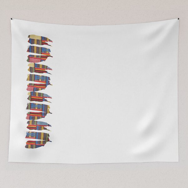 Item preview, African Fabric - A Touch of Kente Vertical Runner Design designed and sold by AfriStyleUK.