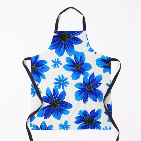 Item preview, Blue flower wallpaper designed and sold by gramizzia.