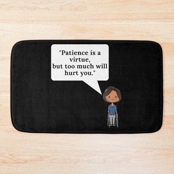 Item preview, Patience Is a Virtue Quote - Gloria Chibi designed and sold by TheKnightWriter.