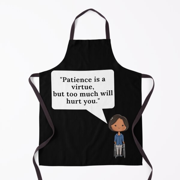 Item preview, Patience Is a Virtue Quote - Gloria Chibi designed and sold by TheKnightWriter.