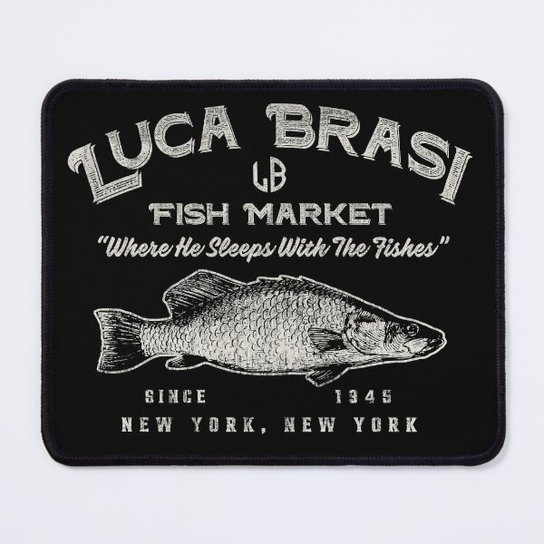 Item preview, Luca Brasi Fish Market Worn Dks designed and sold by Alema Art.