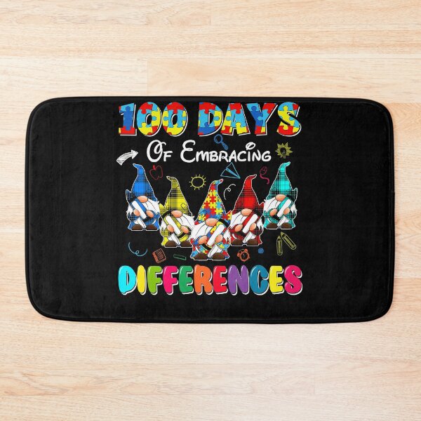 Item preview, Gnome 100 Days Of School Embracing Differences Kids Are Smarter designed and sold by SamArtistbyAUS.
