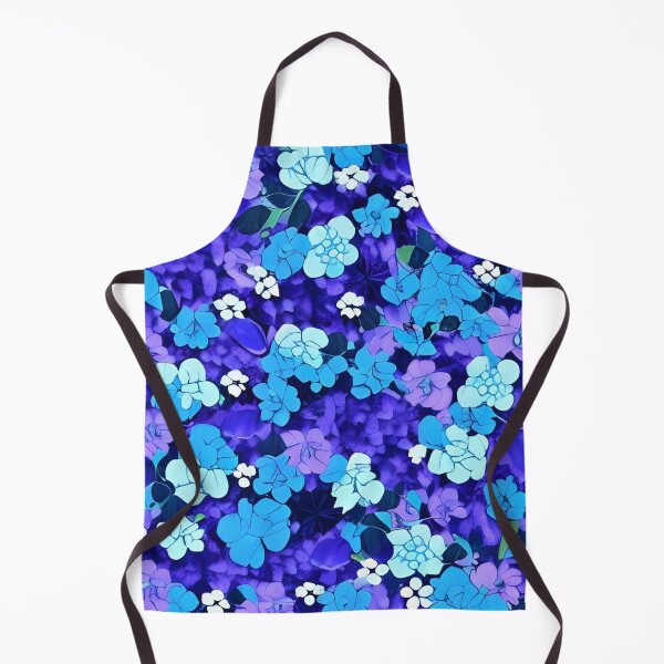 Item preview, Blue flower wallpaper designed and sold by gramizzia.