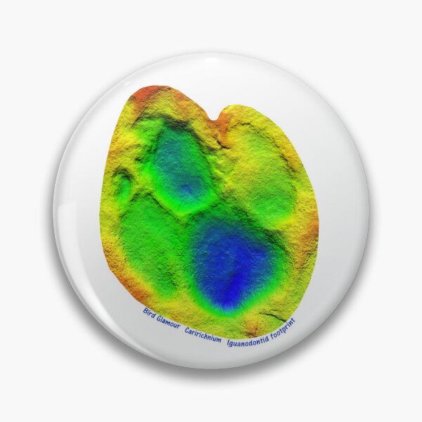 Item preview, Caririchnium - Iguanodontid footprint designed and sold by BirdGlamour.
