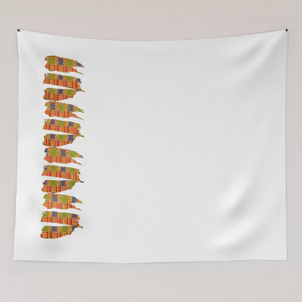 Item preview, African Fabric - A Touch of Kente Vertical Runner Design designed and sold by AfriStyleUK.