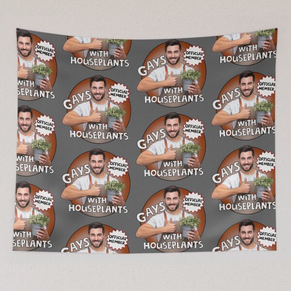 Item preview, Gay with houseplants- who needs friends anyway? designed and sold by Shelmodine79.