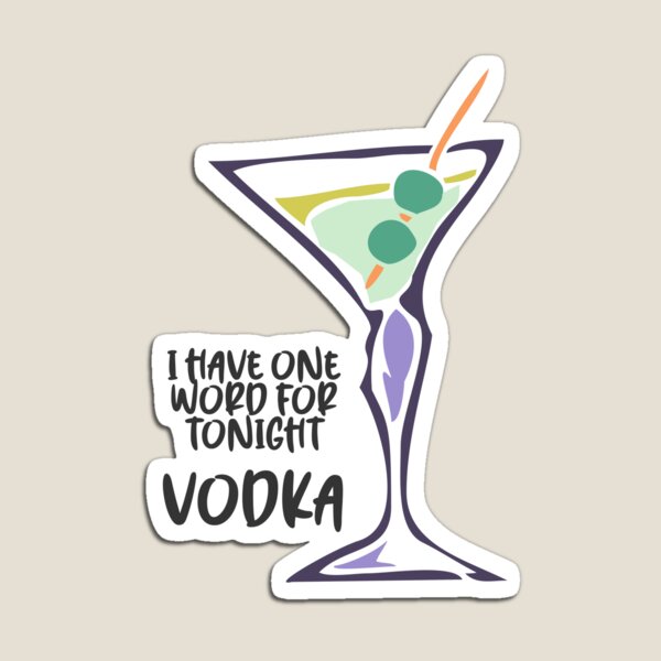 Aperçu de l'œuvre KUWTK Suivre les Kardashians - Kris Jenner Funny Meme J'ai un mot pour ce soir, VODKA créée et vendue par JuxtaJoy Studios.