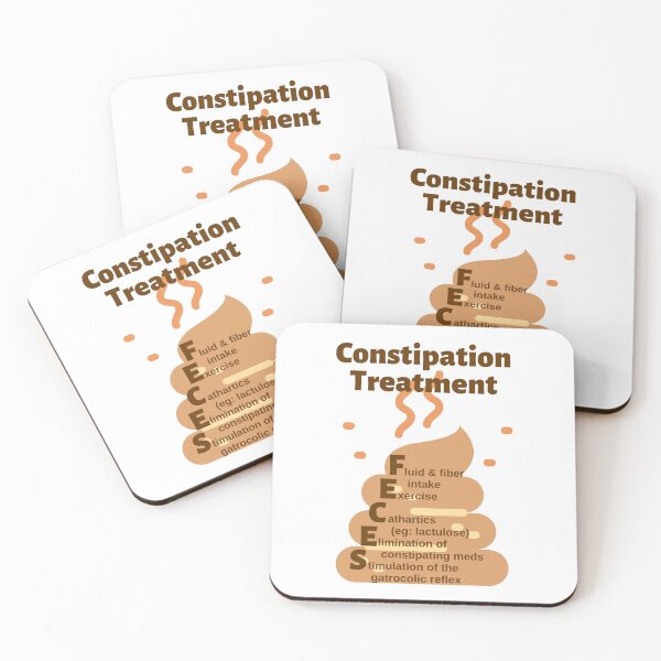 Item preview, Constipation Treatment: FECES Mnemonic designed and sold by Caregiverology.