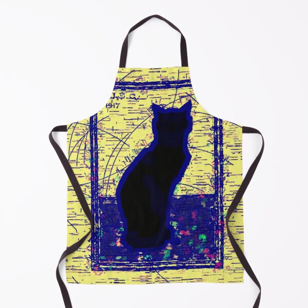 Item preview, Abstract Cat on Grunge Yellow - dePace' designed and sold by mrpropcake.
