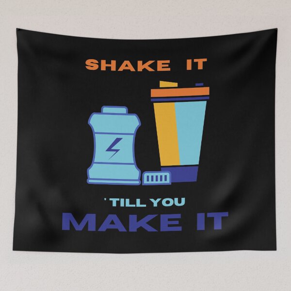 Item preview, Shake it ' till you make it motivational design designed and sold by DigitalMagShop.