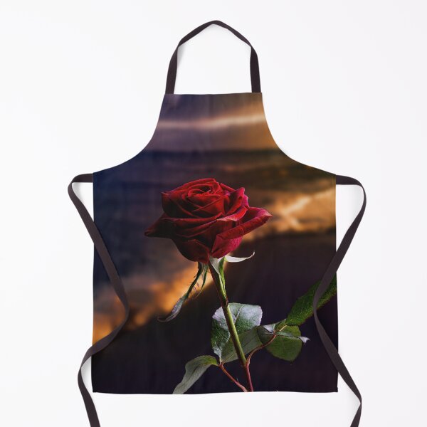 Item preview, Romantic Red Rose on a Beach at Sunset designed and sold by AnimalArtstyle.